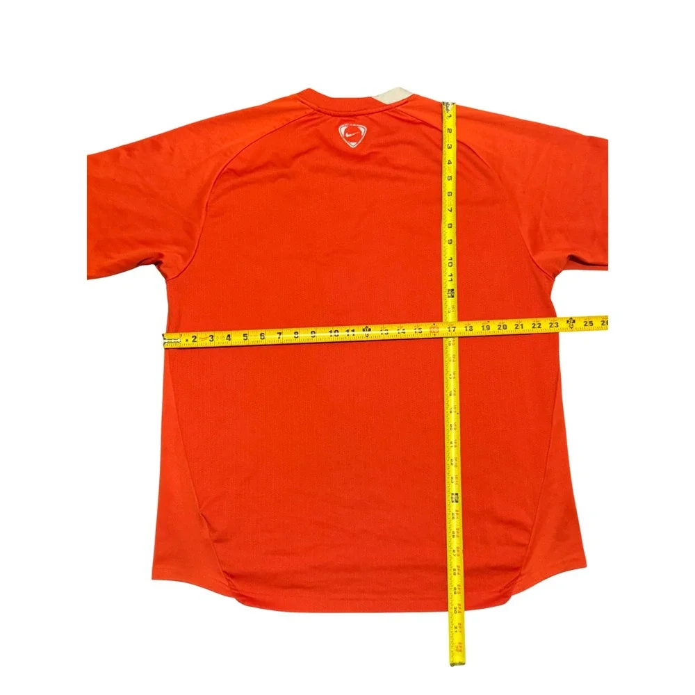 Nike Total 90 T90 Soccer Training Jersey Mens XL Orange Vintage Nike-FIT Shirt